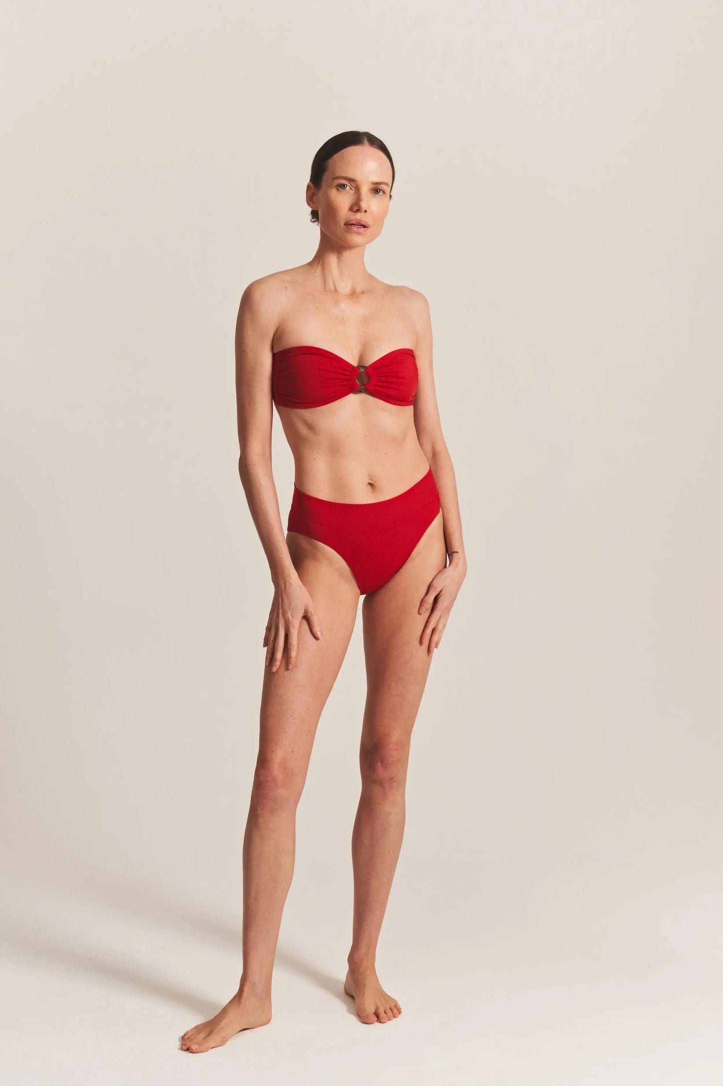 KATE COCO BIKINI TOP IN RUBY