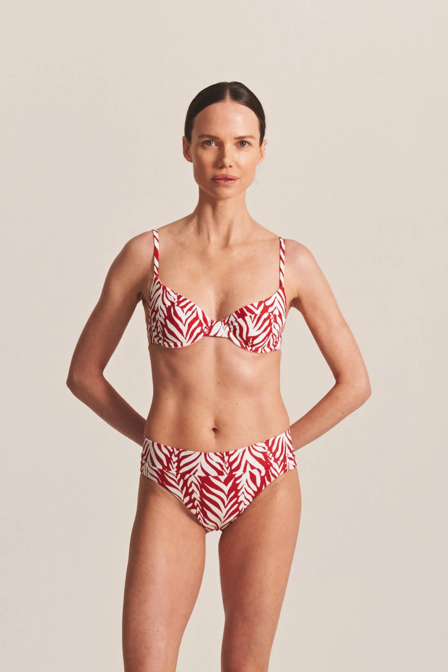 CAROL BIKINI TOP IN FLAME WAVES