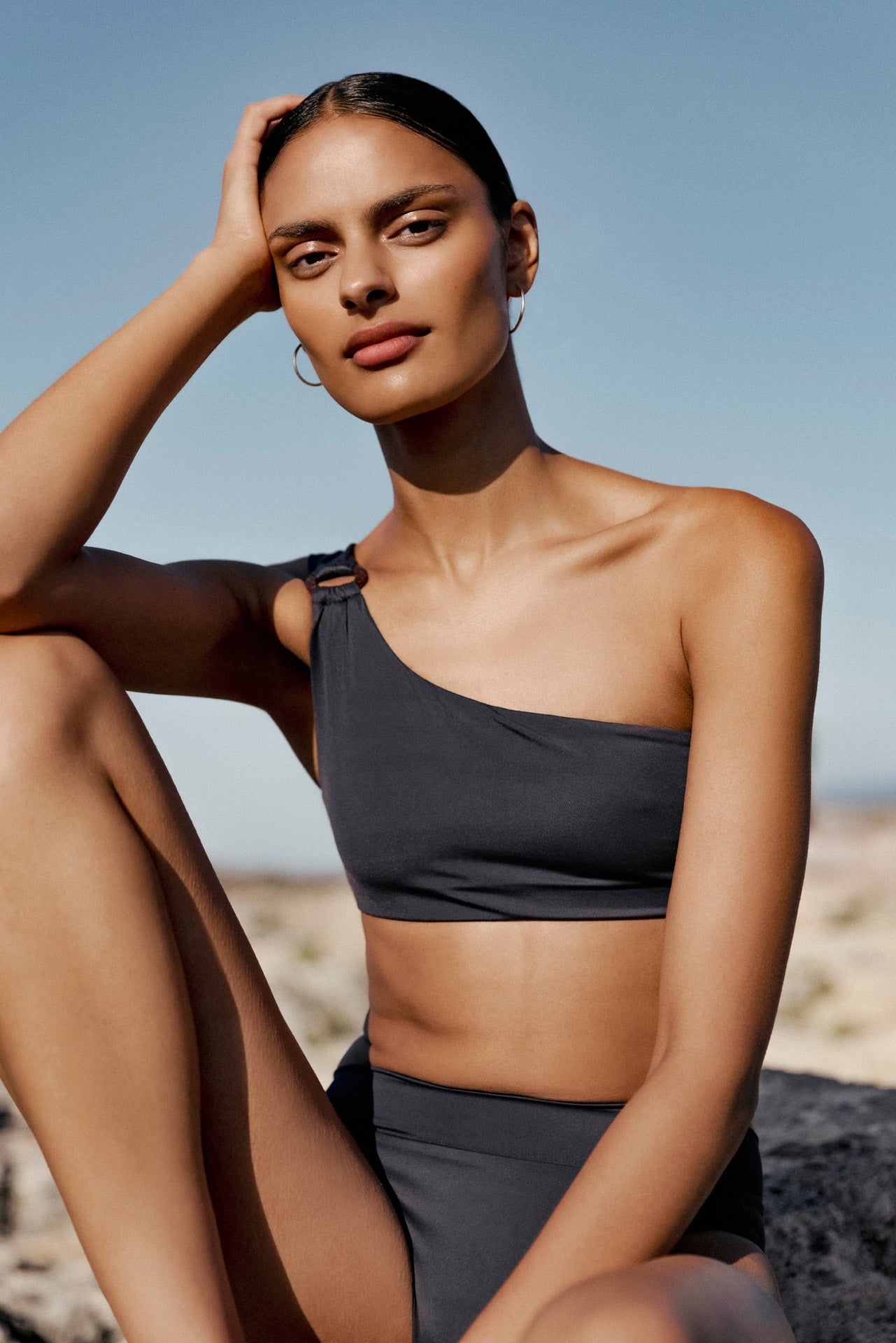 NAOMI BIKINI BOTTOM IN CAVIAR