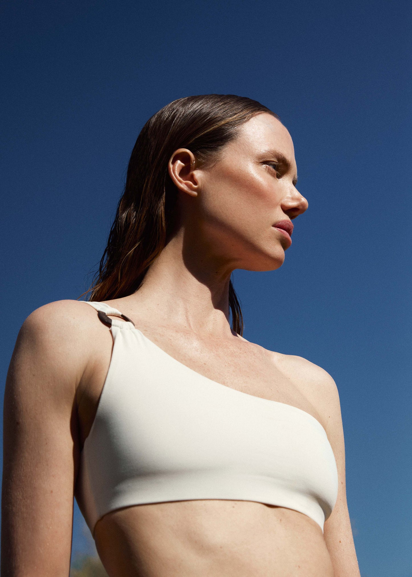 carla coco top in sand by alicia