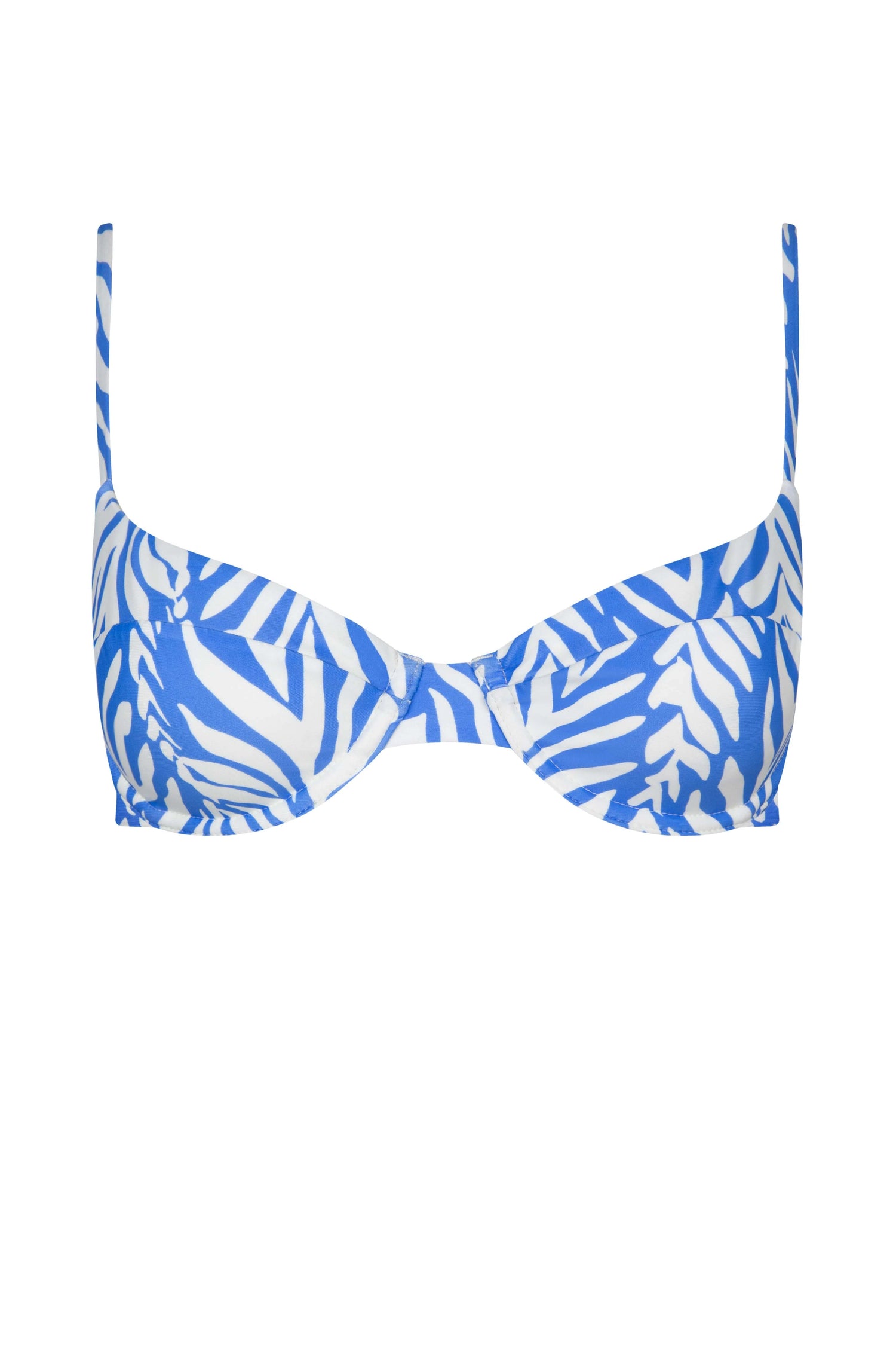Carol Bikini Top In Blue Bay Waves By Alicia Swim