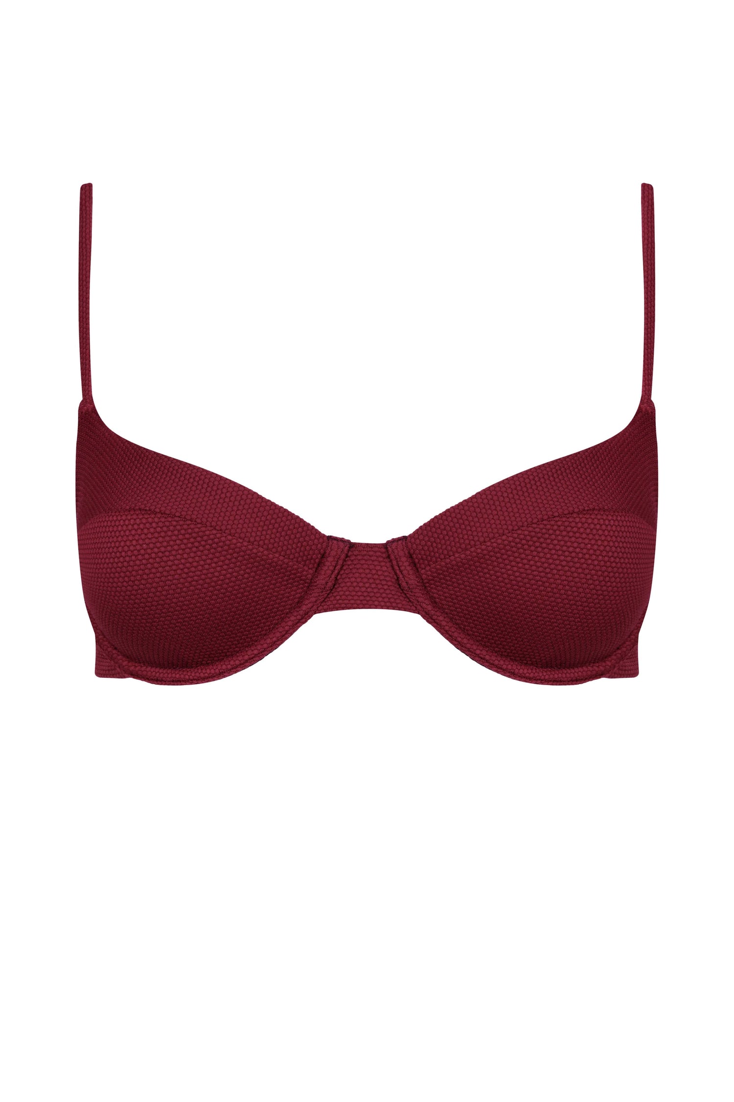 Carol Bikini Top In Dusk Waffle By Alicia Swim