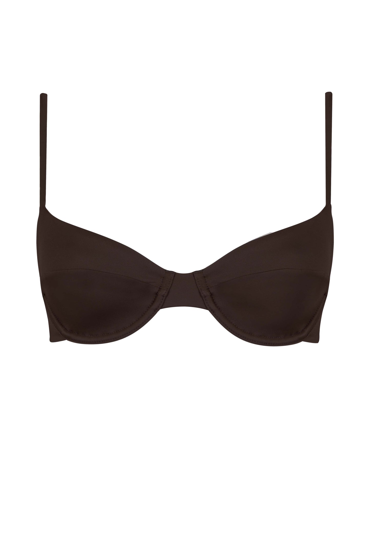 CAROL BIKINI TOP IN EARTH