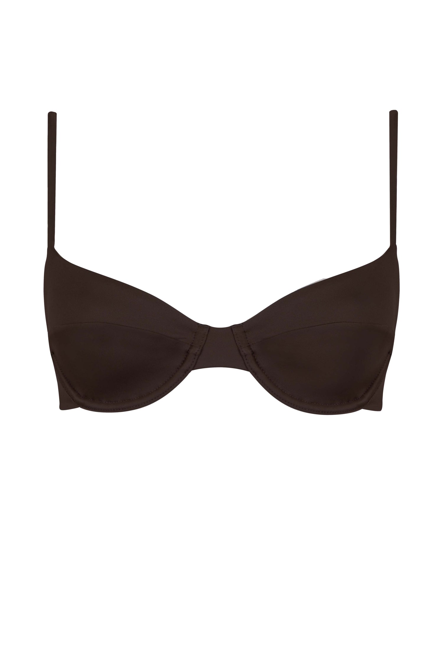 CAROL BIKINI TOP IN EARTH