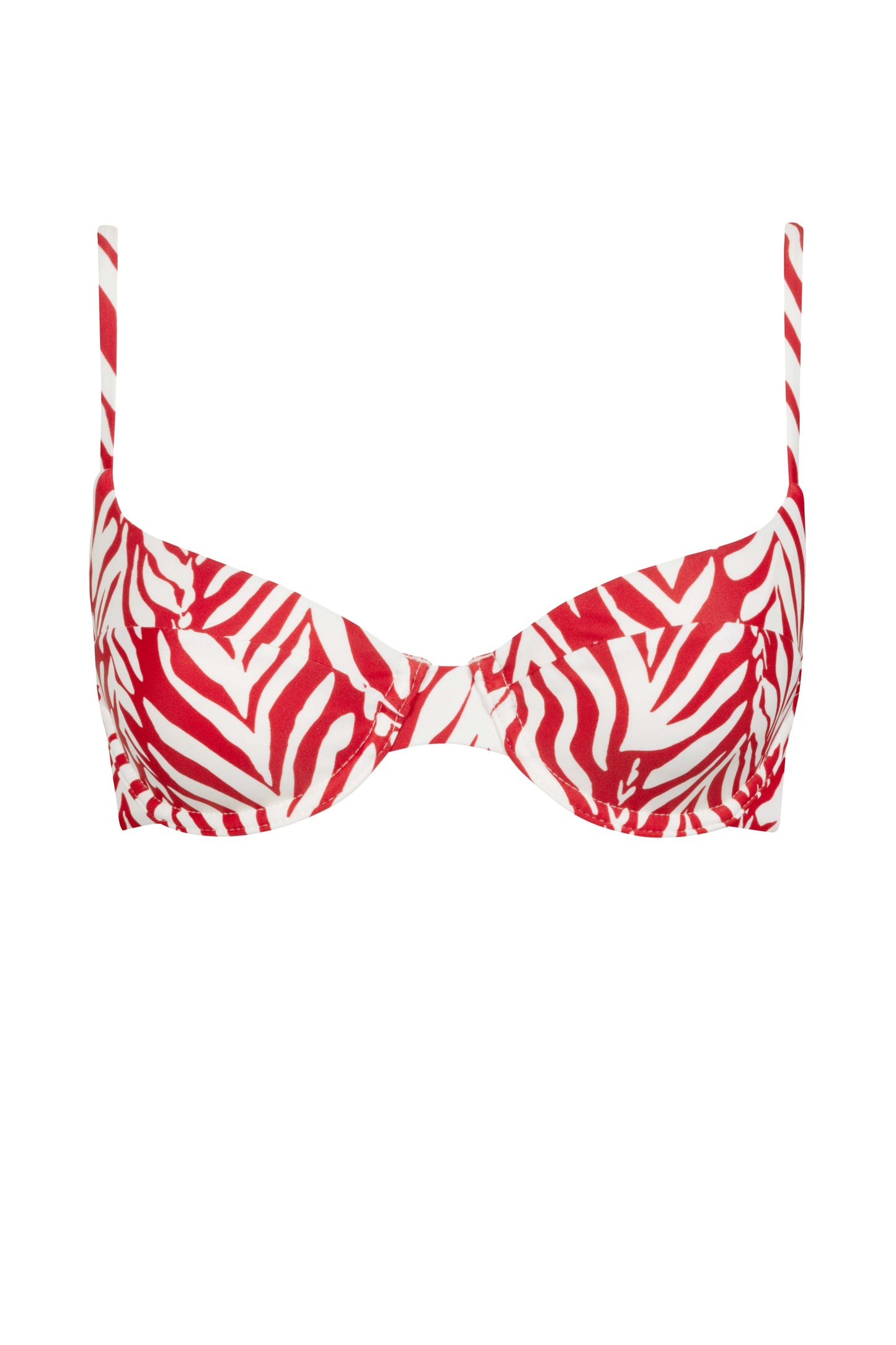 CAROL BIKINI TOP IN FLAME WAVES