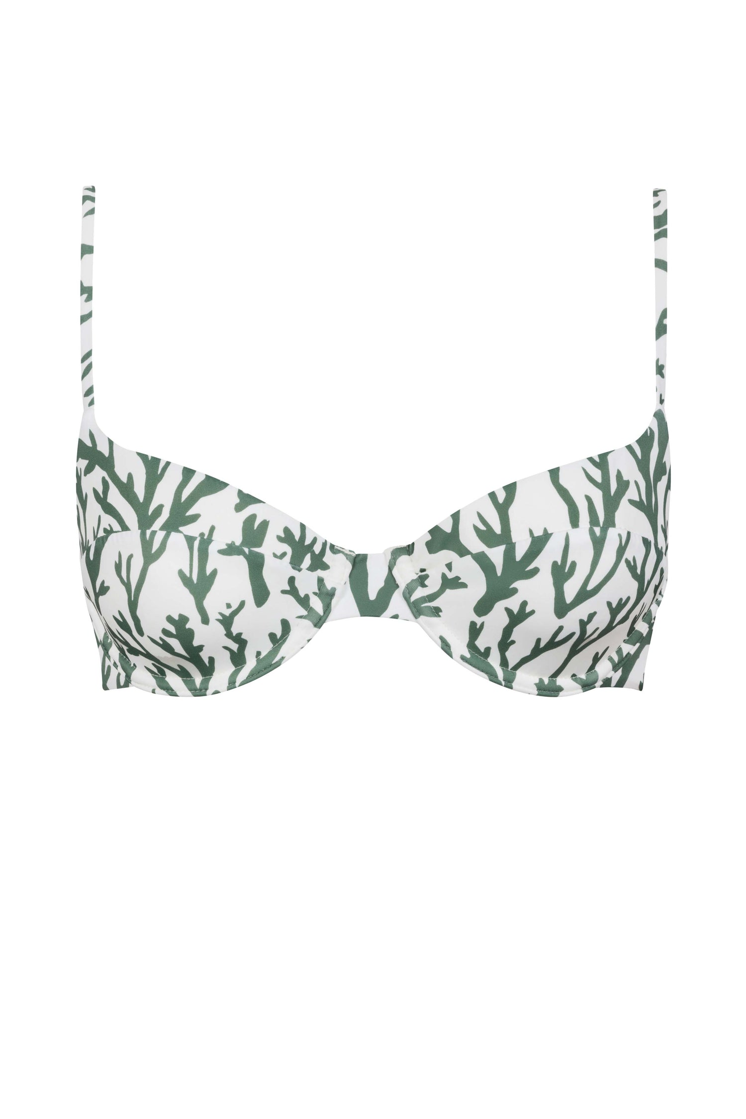 CAROL BIKINI TOP IN JUNGLE CORAL