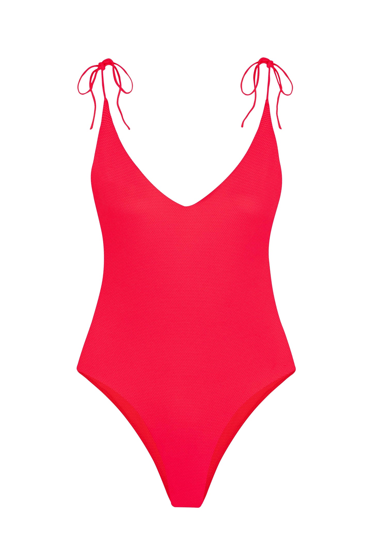 Cheryl One-Piece Swimsuit In Poppy Waffle By Alicia Swim
