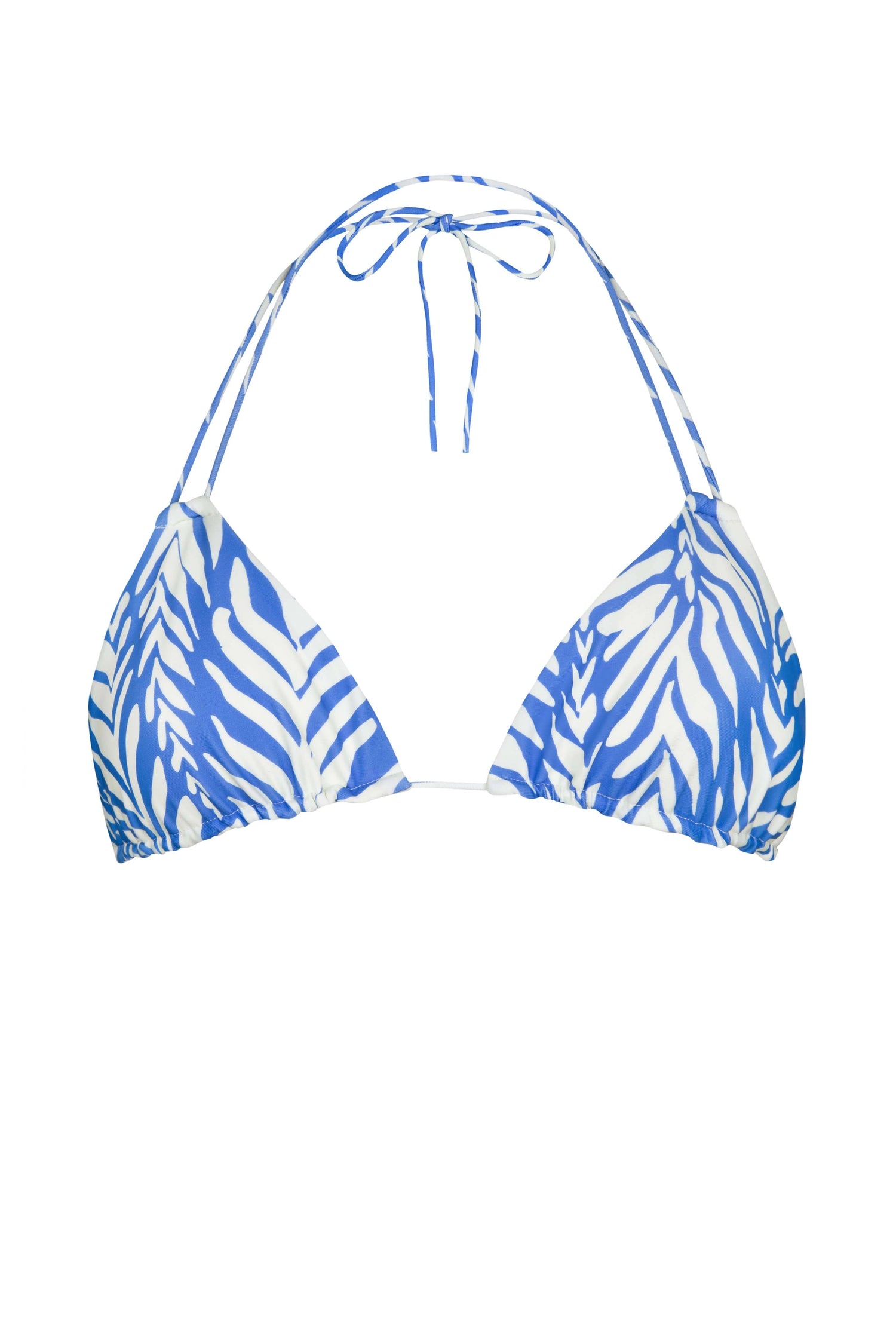 Eva Bikini Top In Blue Bay Waves By Alicia Swim