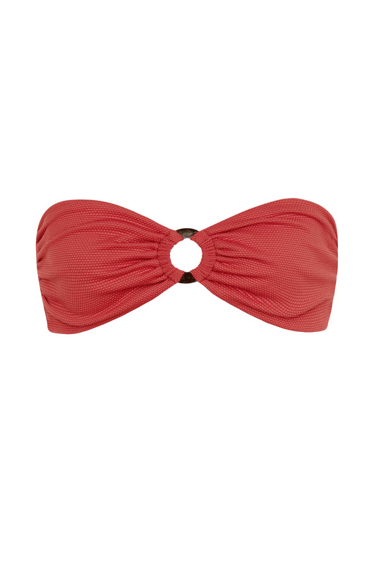 Kate Coco Bikini Top In Dawn Waffle by Alicia Swim