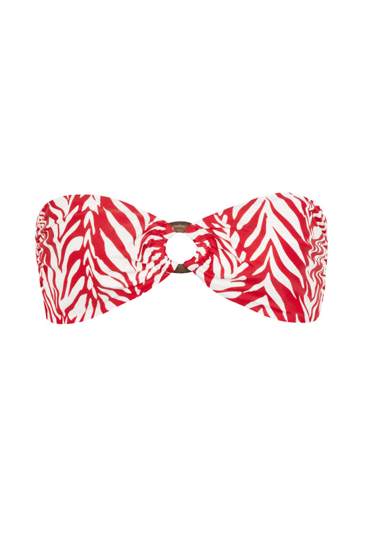 KATE COCO BIKINI TOP IN FLAME WAVES