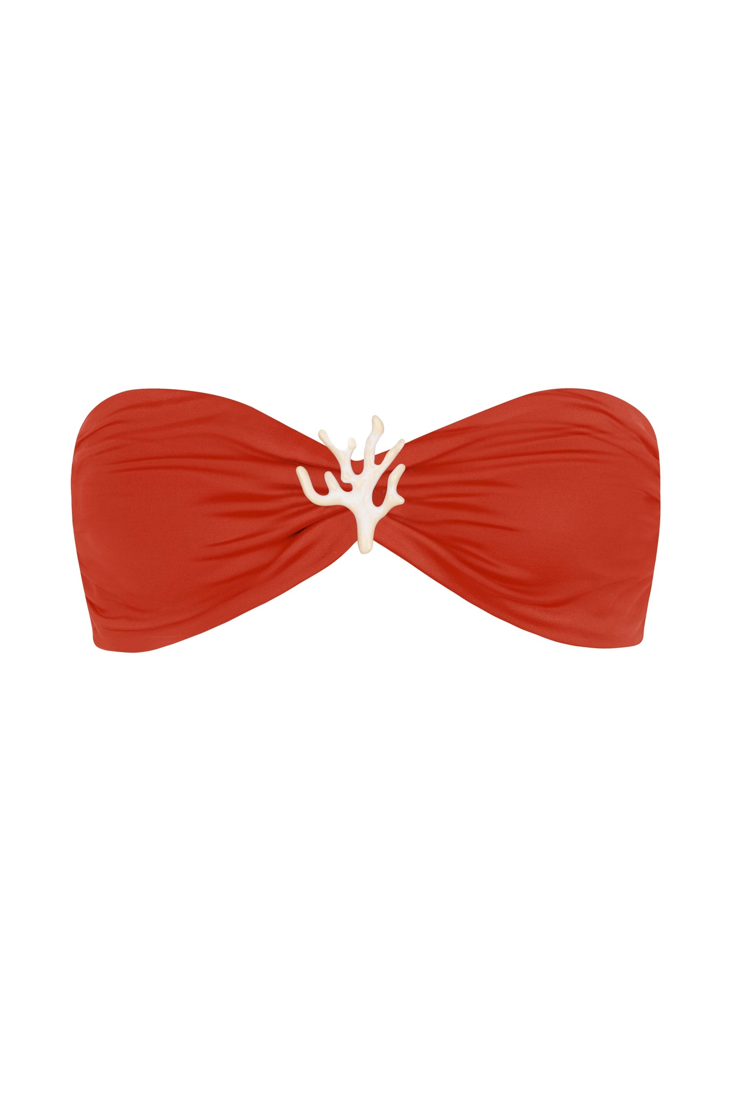 Kate Coral Bikini Top In Starfish by Alicia Swim