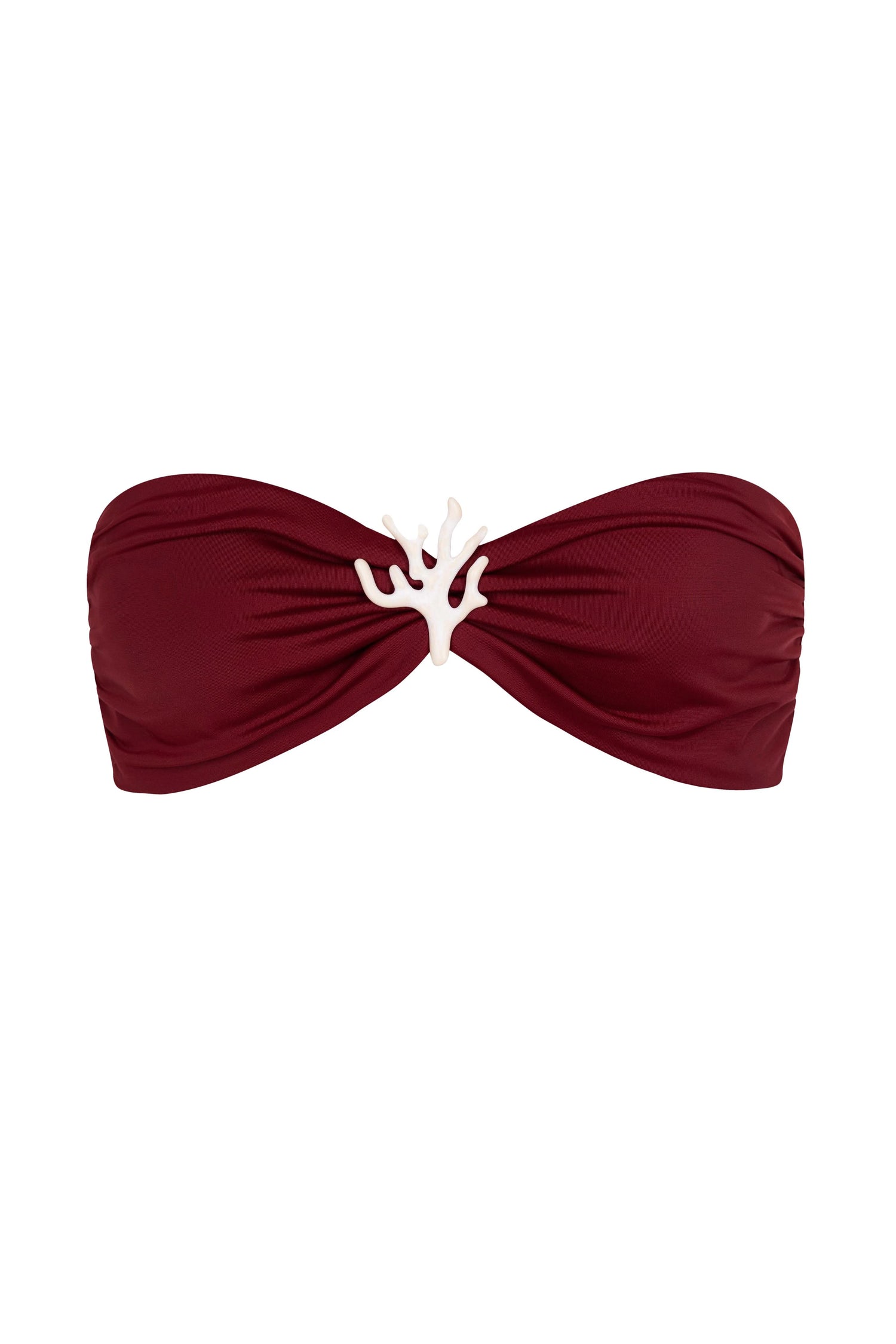 Kate Coral Bikini Top In Terra by Alicia Swim
