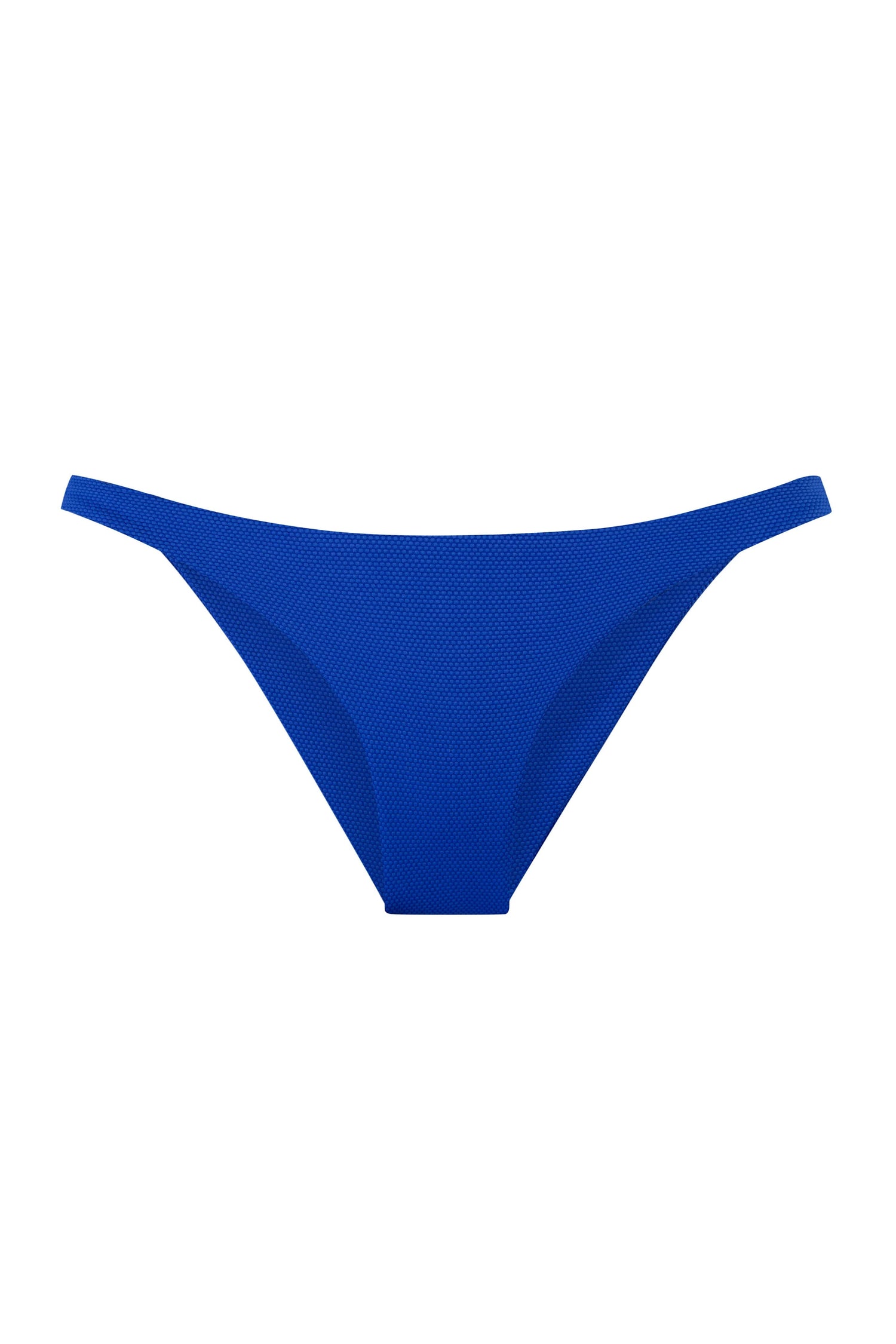 Linda Bikini Bottom In Azure Waffle By Alicia Swim