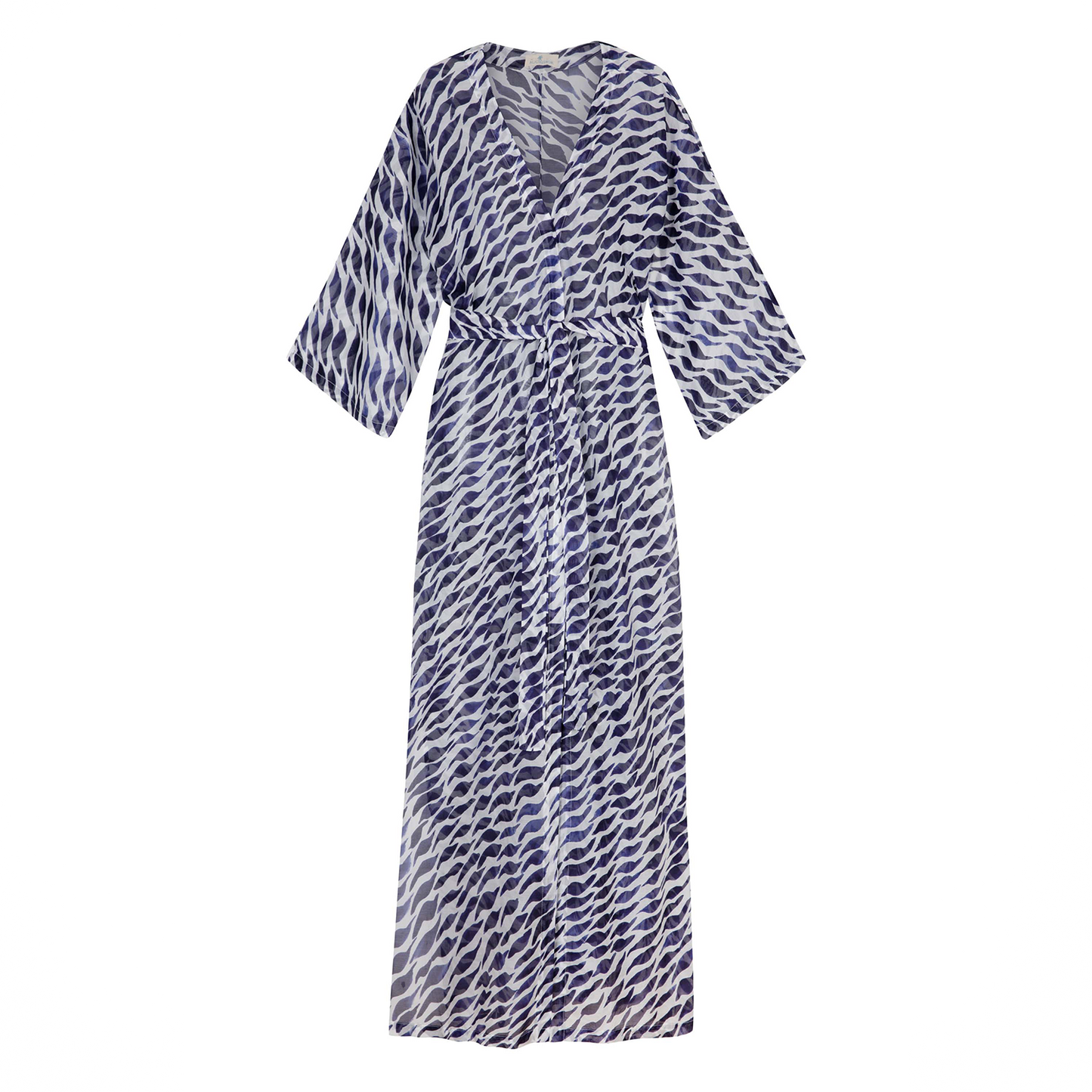 LONG KIMONO IN OCEAN RIPPLE