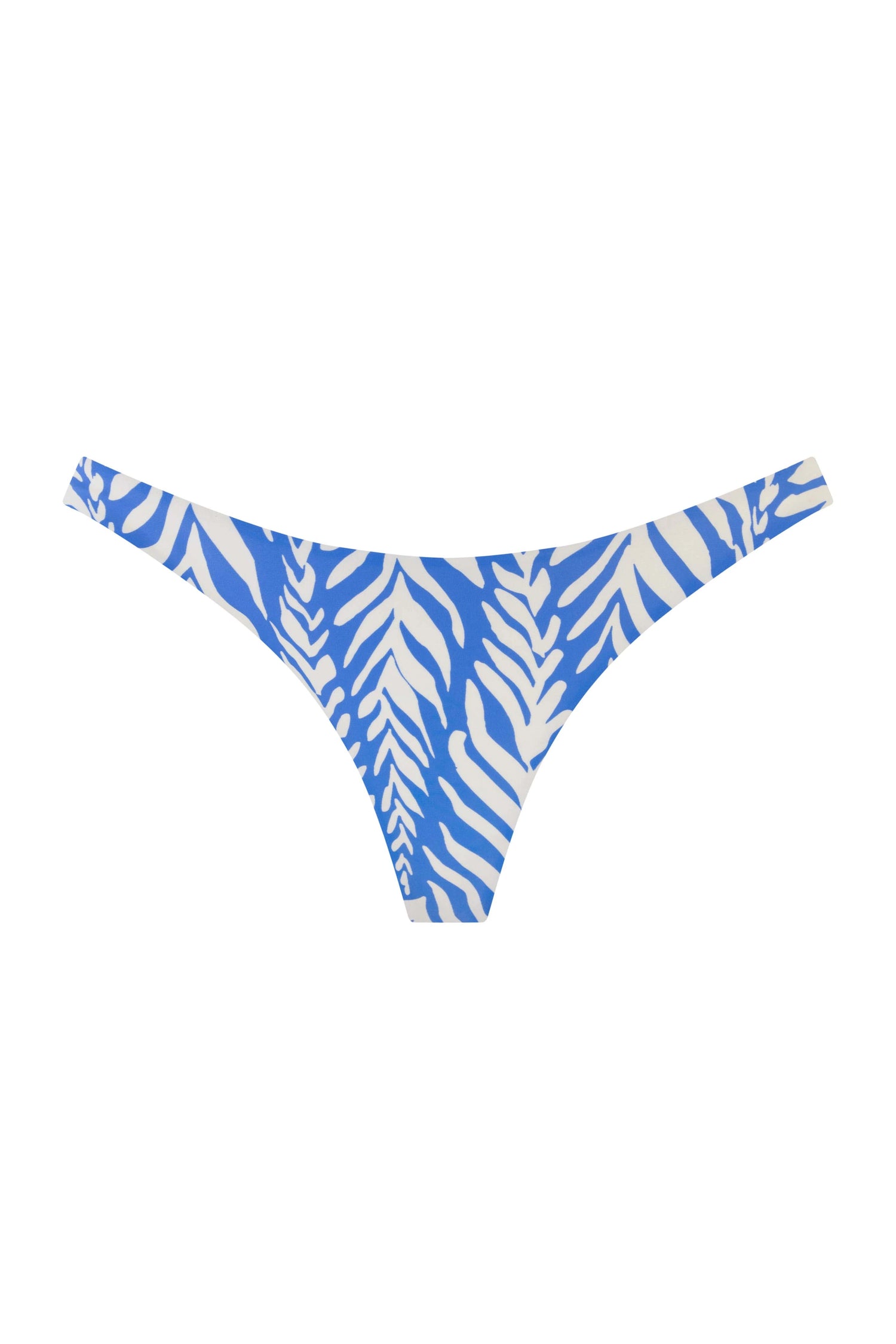 Sophie Bikini Bottom In Blue Bay Waves By Alicia Swim