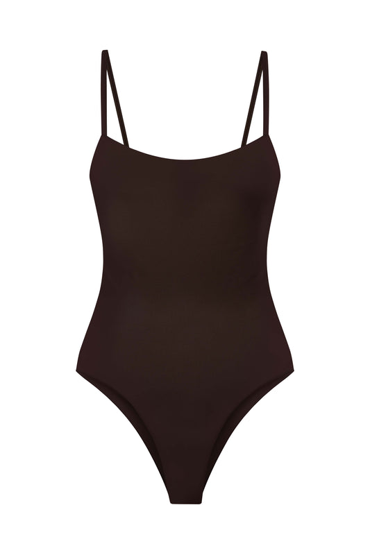 VALERIA ONE-PIECE SWIMSUIT IN EARTH