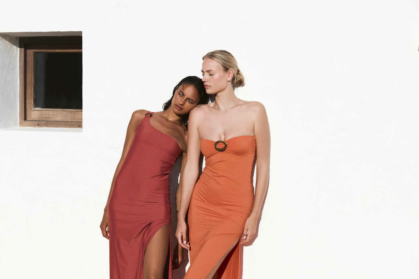 YASMEEN BANDEAU DRESS IN SUNSET