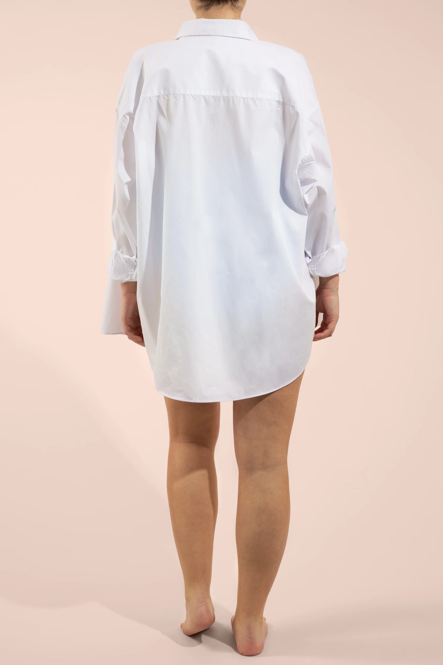 OVERSIZED SHIRT IN PEARL