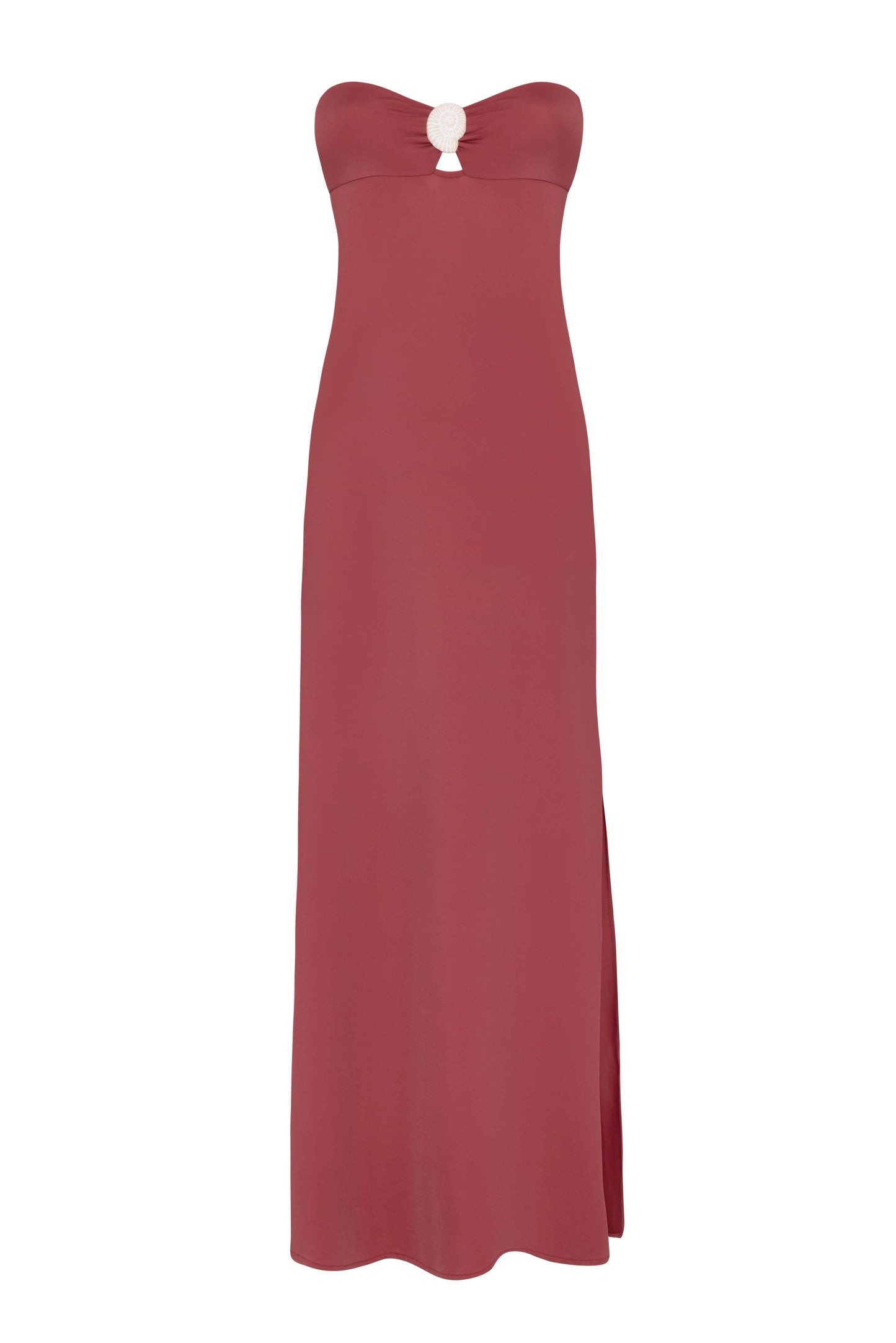 YASMEEN BANDEAU DRESS IN LATINO