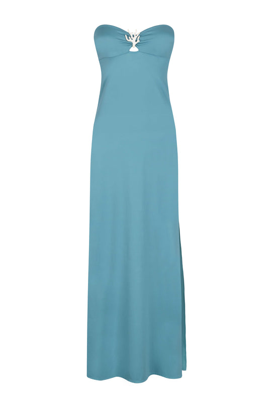 YASMEEN BANDEAU DRESS IN HORIZON
