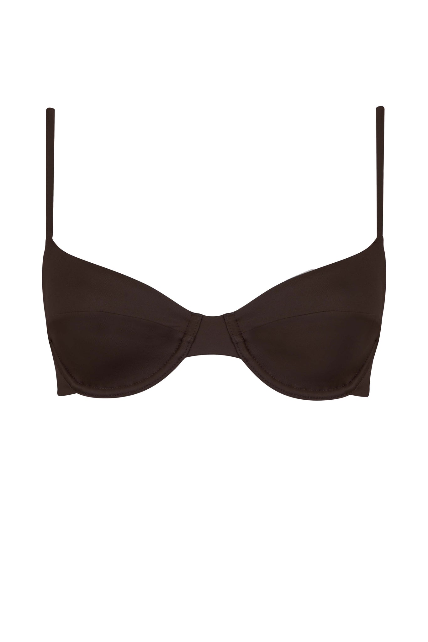 CAROL BIKINI TOP IN EARTH