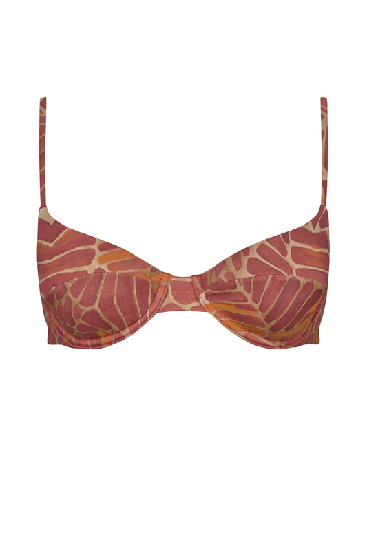 CAROL BIKINI TOP IN COBRA