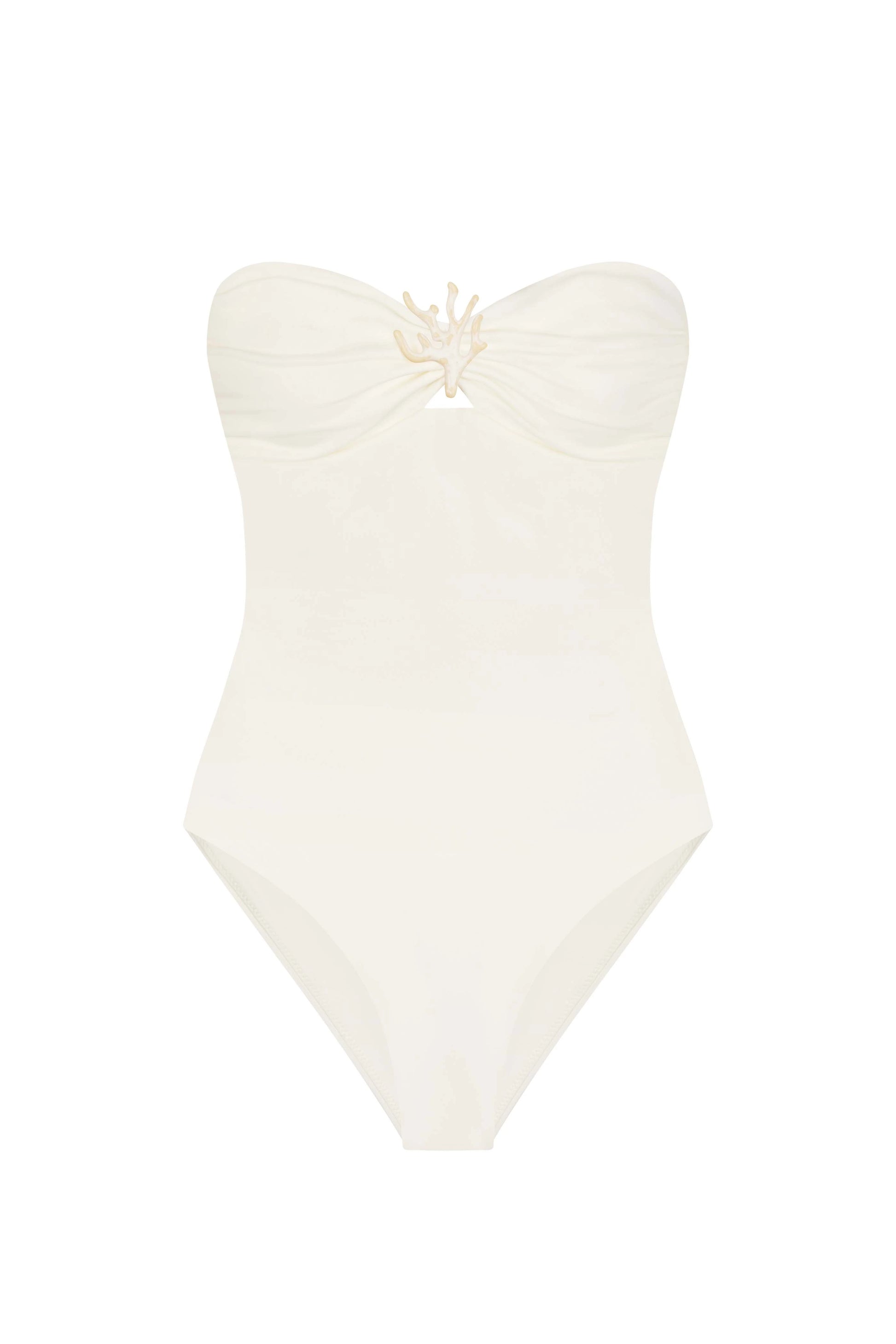 Catherine One-Piece Swimsuit In Sand By Alicia Swim