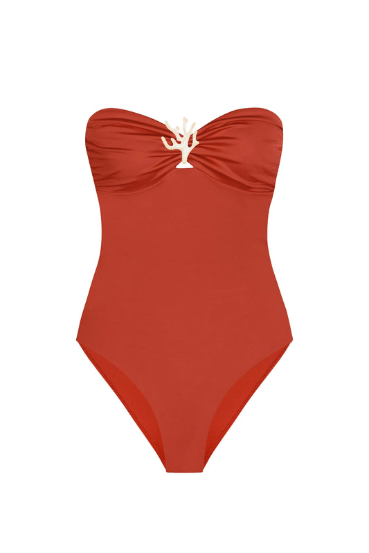 Catherine One-Piece Swimsuit In Starfish By Alicia Swim