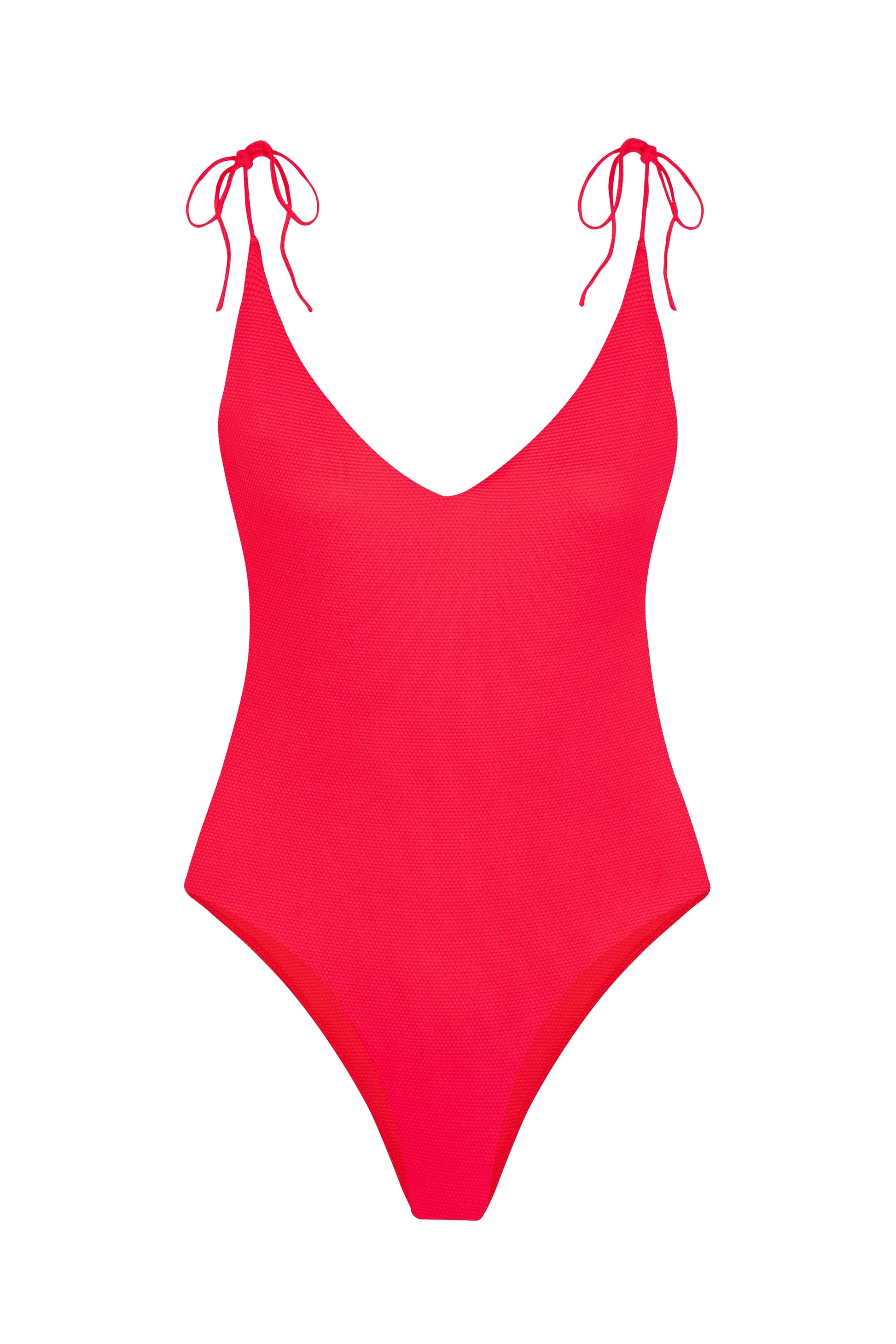 Cheryl One-Piece Swimsuit In Poppy Waffle By Alicia Swim