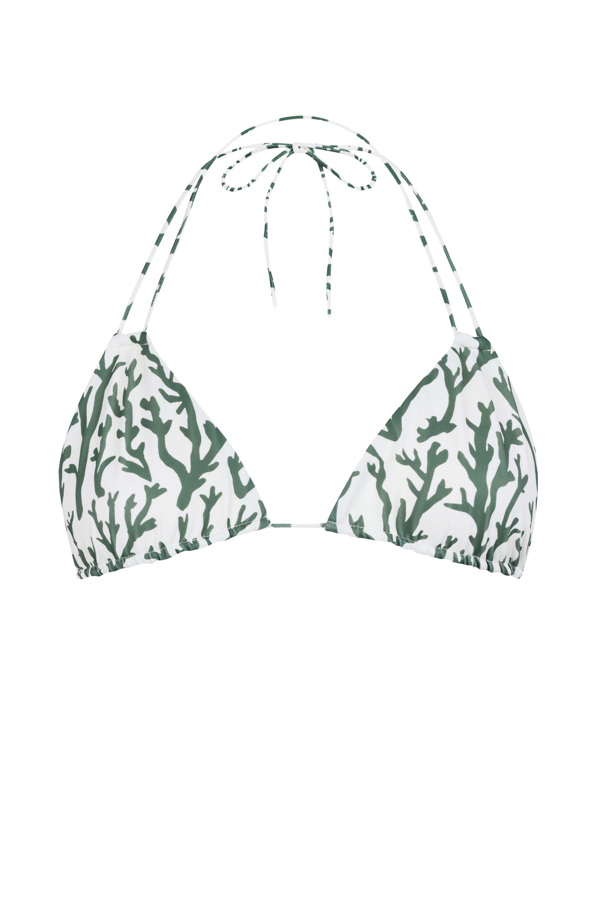 EVA BIKINI TOP IN JUNGLE CORAL