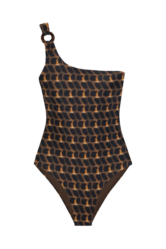 Jodie Coco One-Piece Swimsuit In Coquillage By Alicia Swim