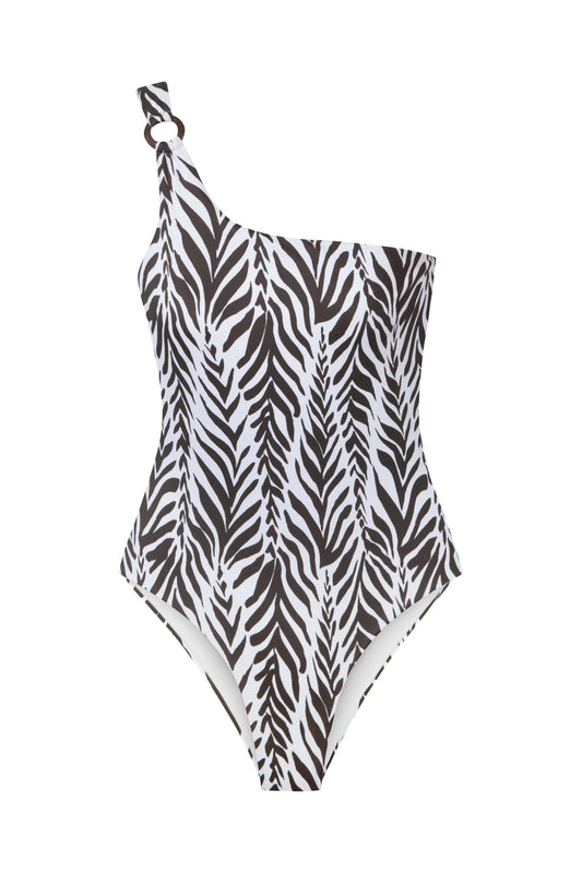 JODIE COCO ONE-PIECE SWIMSUIT IN BRONZE WAVES