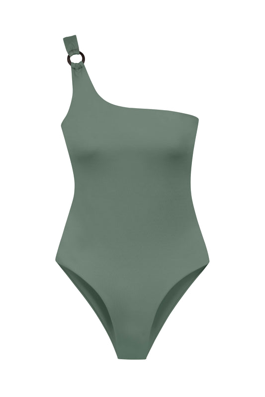 JODIE COCO GREEN ONE-PIECE SWIMSUIT