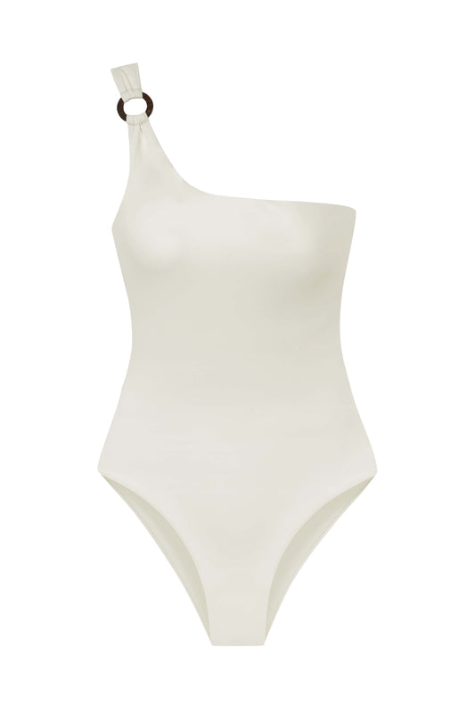 JODIE COCO WHITE ONE-PIECE SWIMSUIT