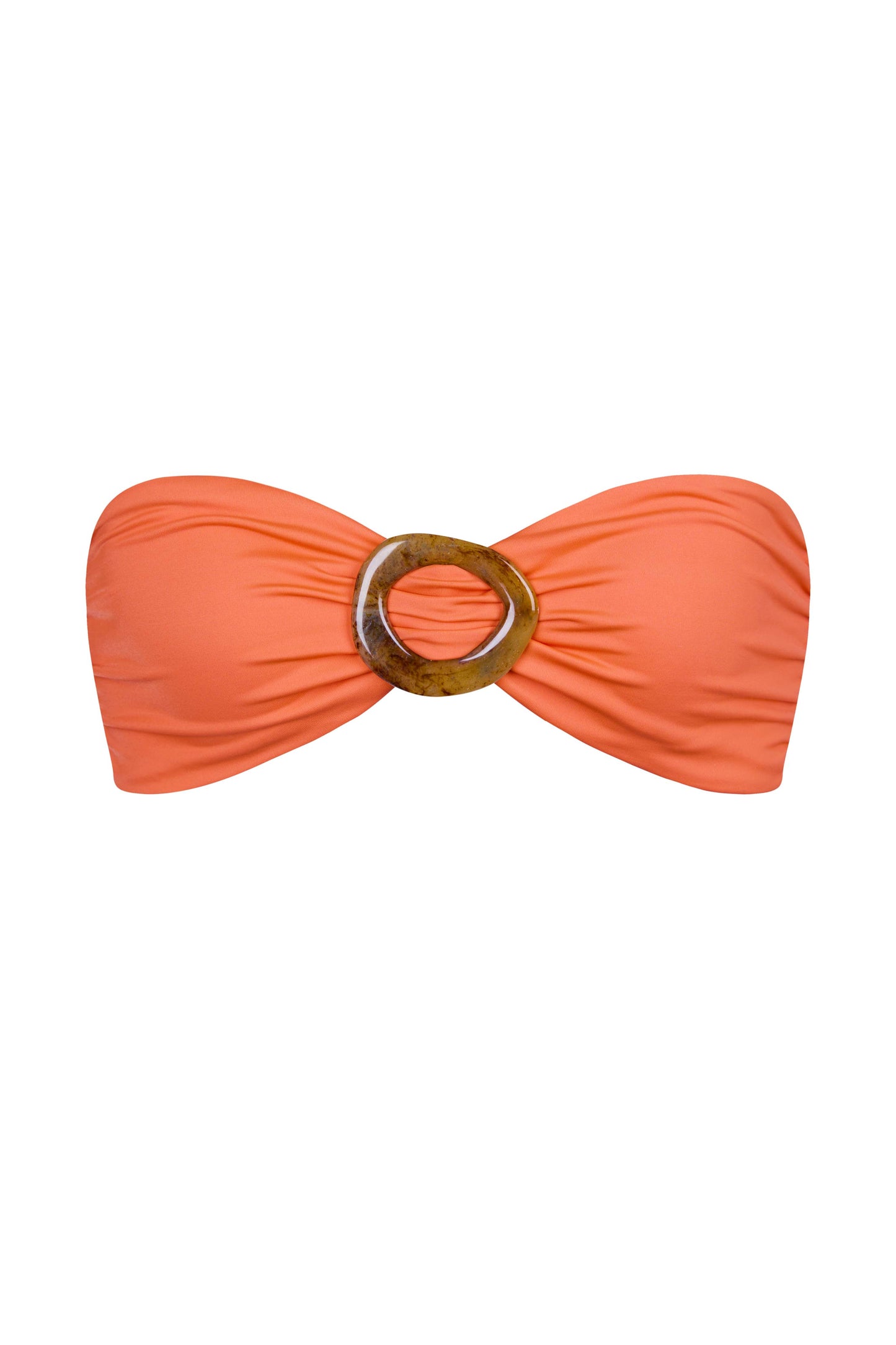 KATE BUCKLE BIKINI TOP IN SUNSET
