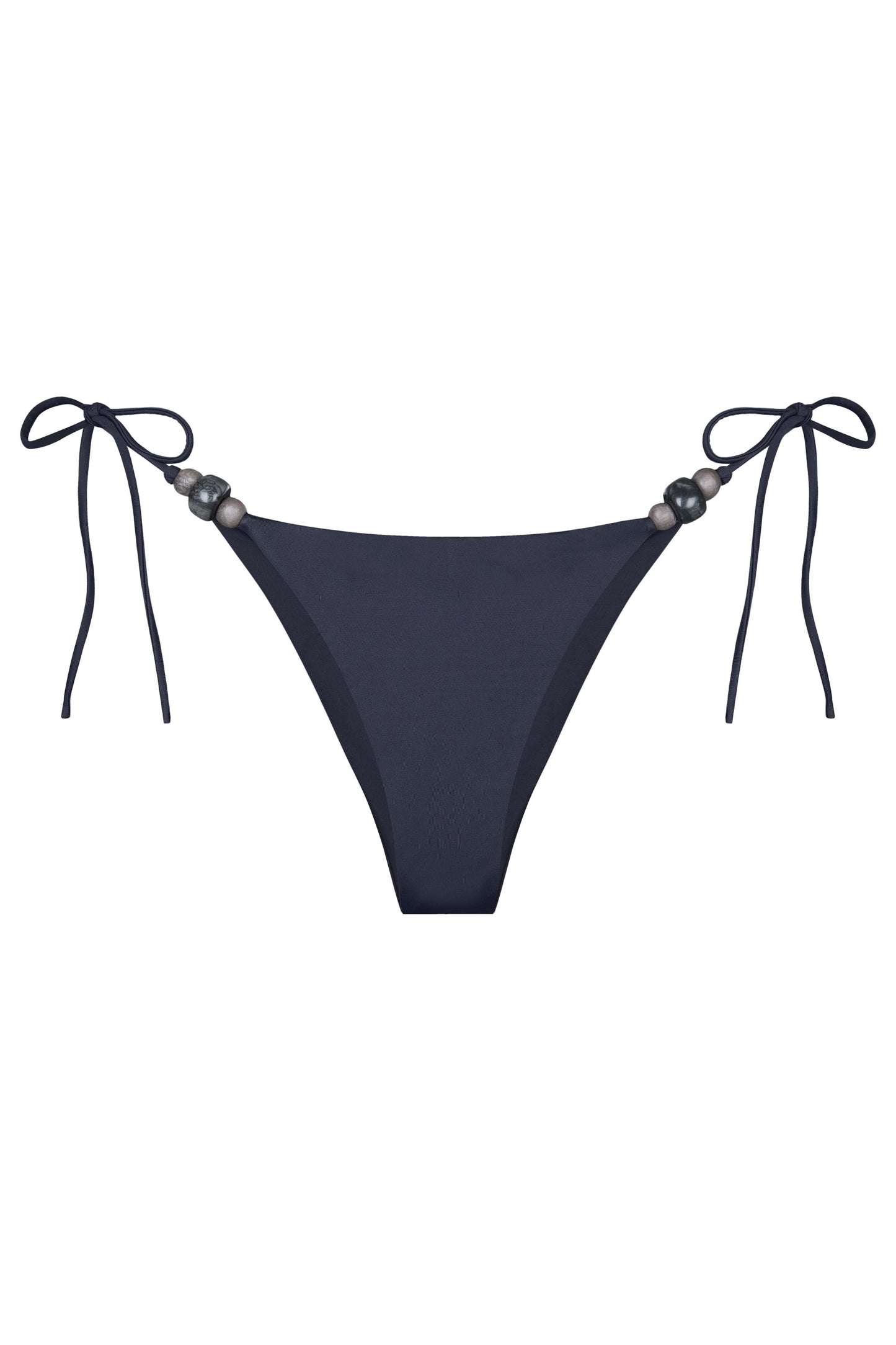 LAETITIA BEADS BIKINI BOTTOM IN CAVIAR