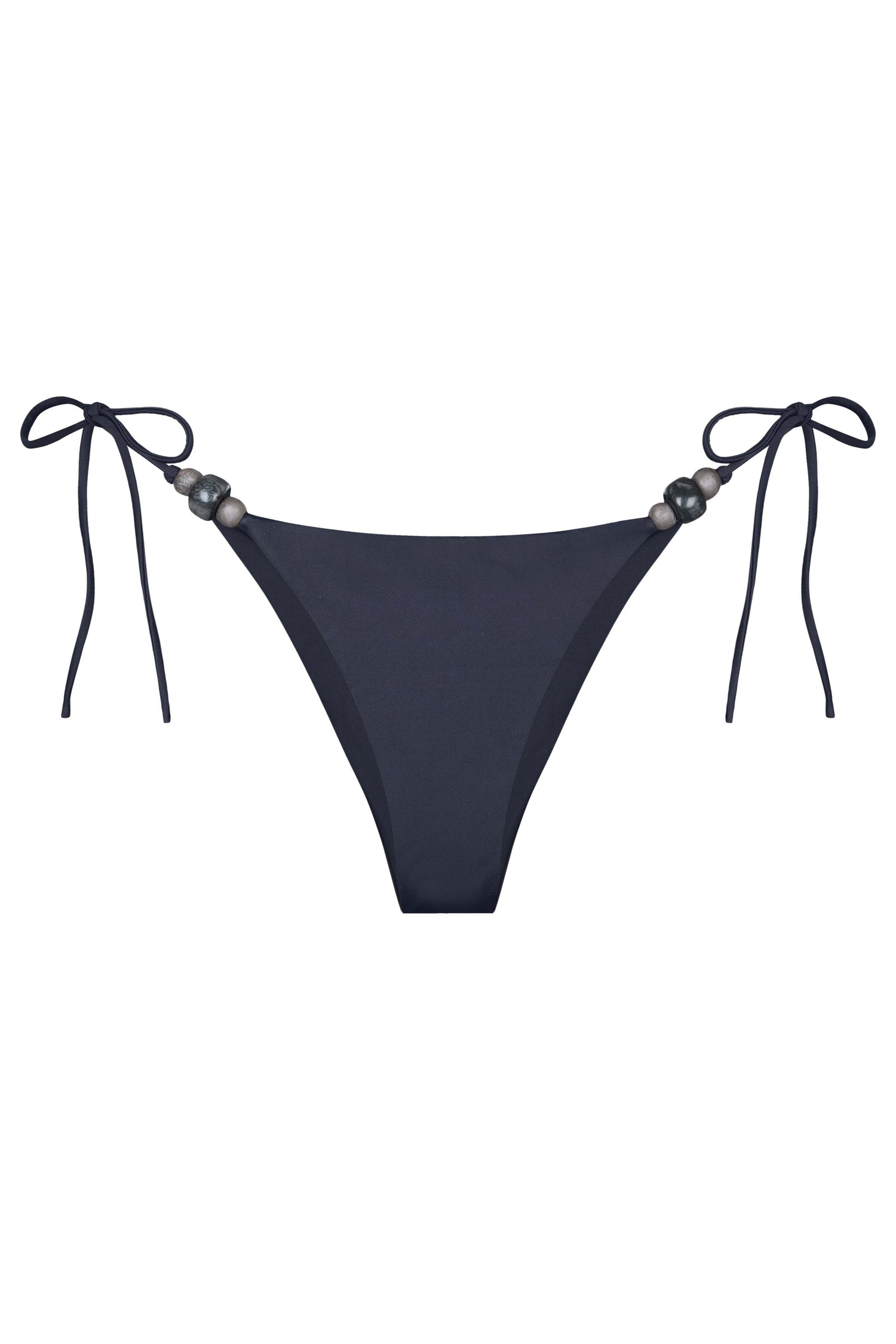 LAETITIA BEADS BIKINI BOTTOM IN CAVIAR