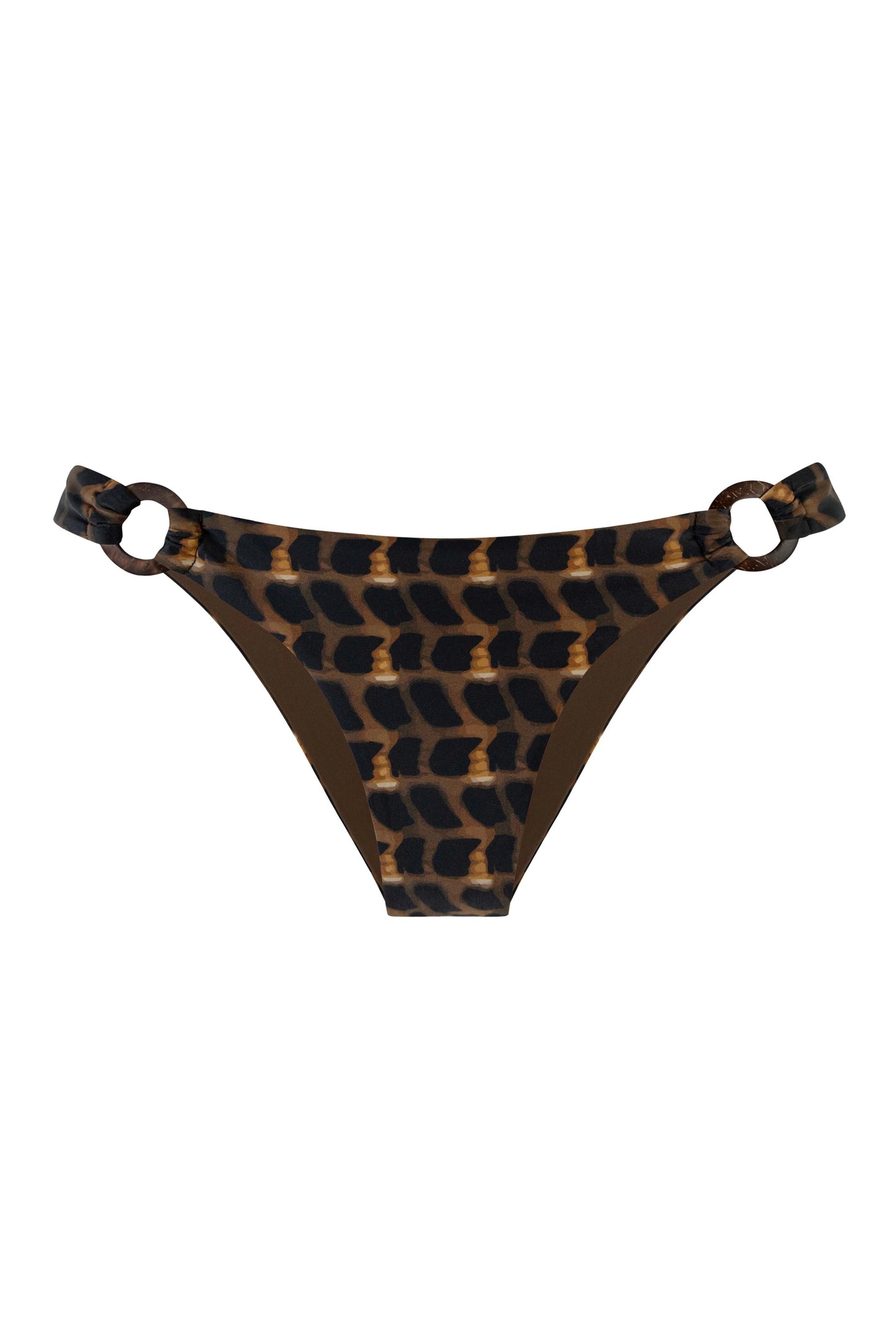 Linda Coco Bikini Bottom In Coquillage By Alicia Swim