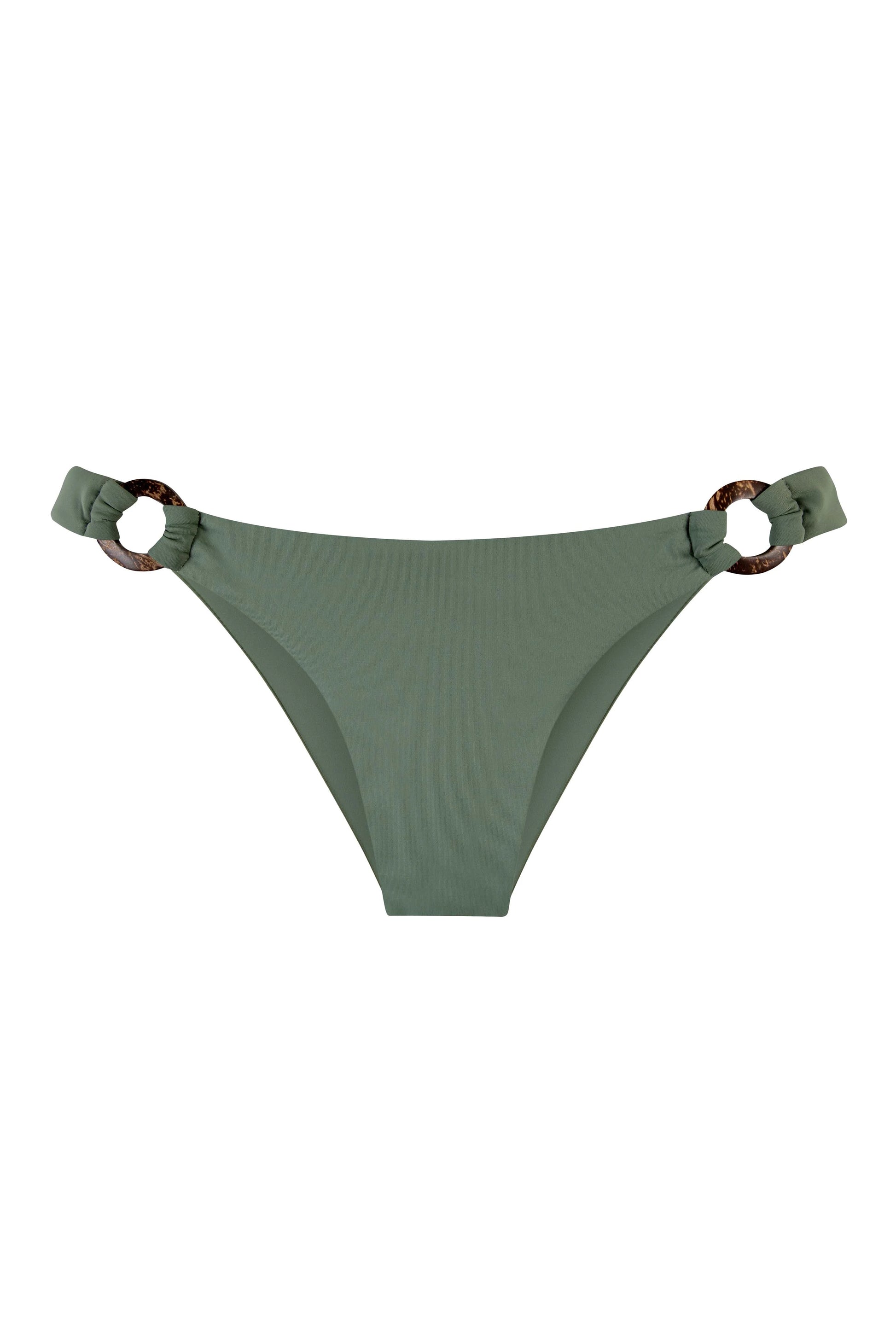 Linda Coco Bikini Bottom In Sage By Alicia Swim