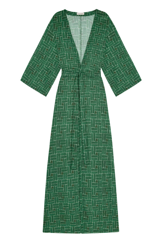 LONG KIMONO COVER-UP IN MOROCCO