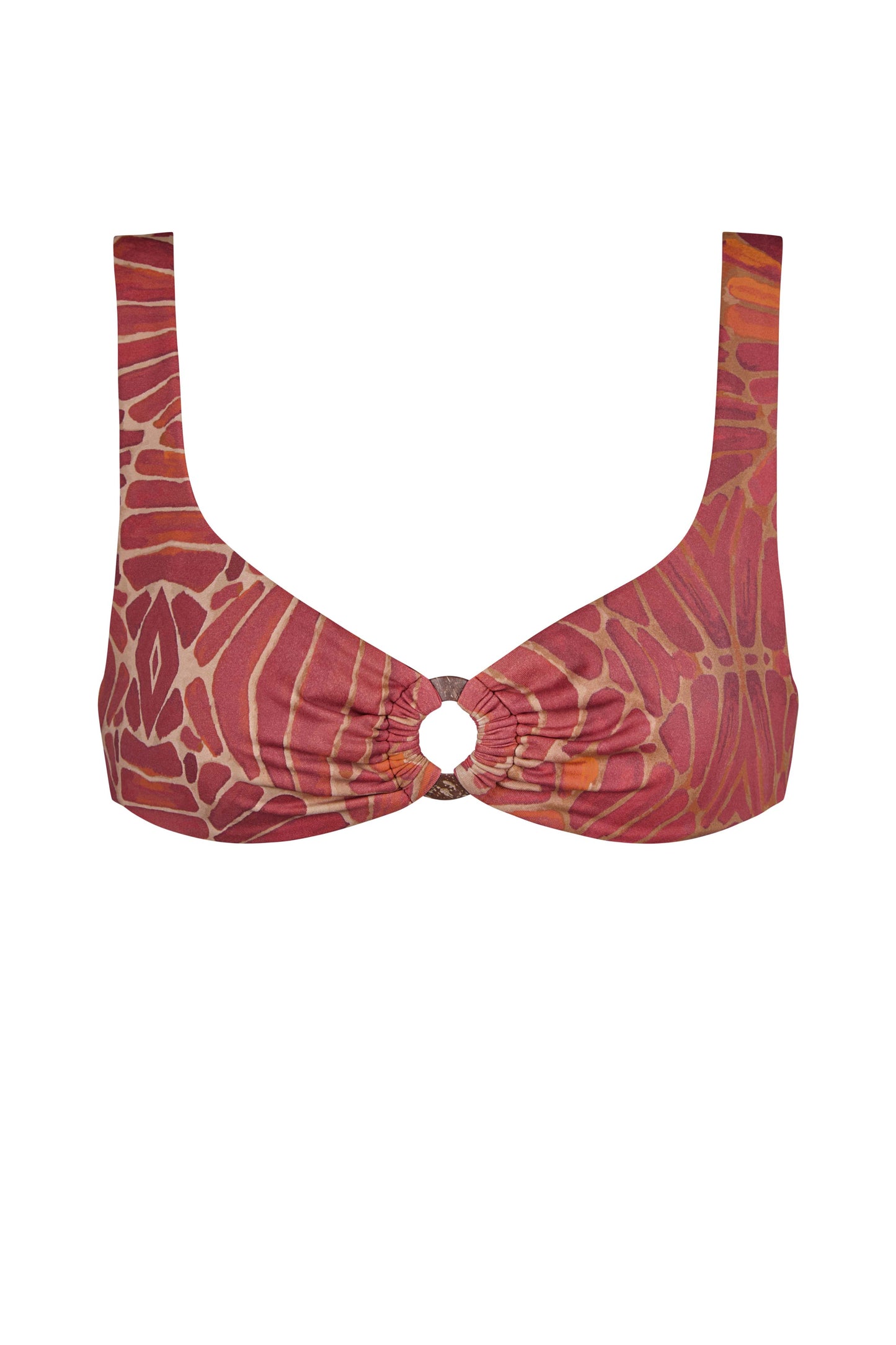 PATRICIA COCO BIKINI TOP IN COBRA