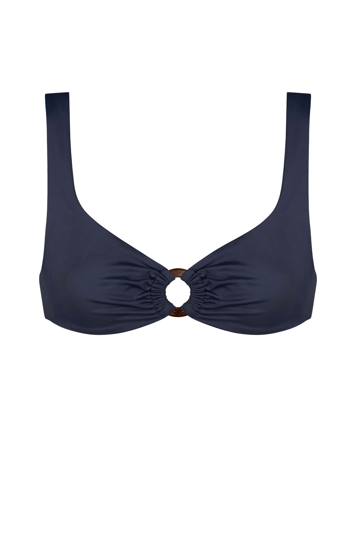 PATRICIA COCO BIKINI TOP IN CAVIAR