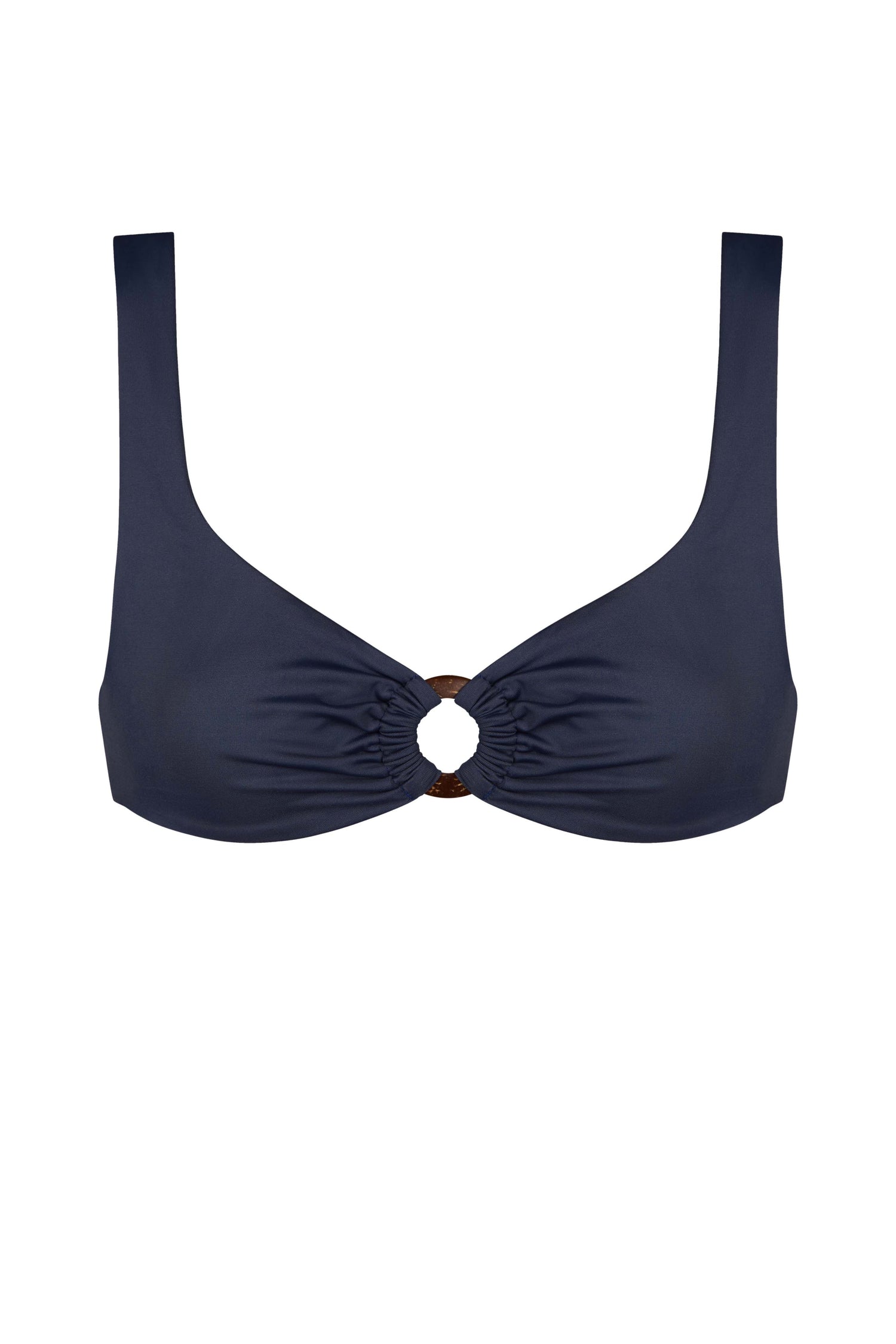 PATRICIA COCO BIKINI TOP IN CAVIAR