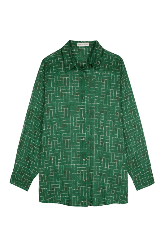 OVERSIZED SHIRT COVER-UP IN MOROCCO