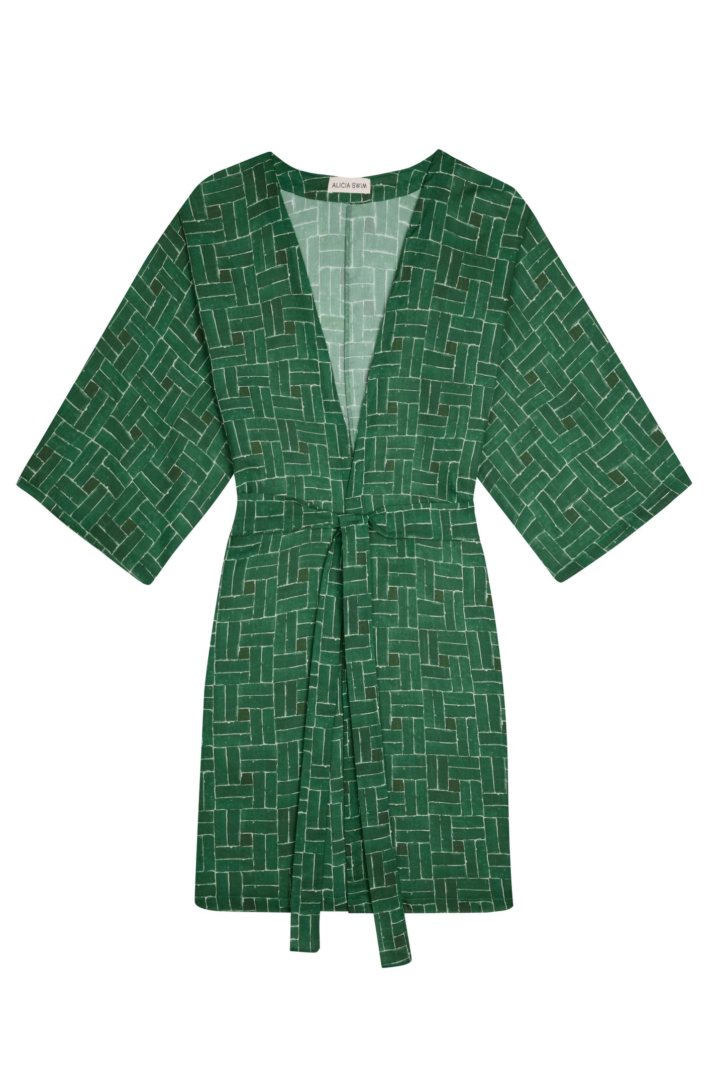 SHORT KIMONO COVER-UP IN MOROCCO