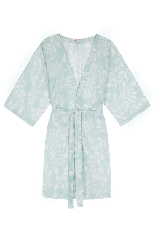 SHORT KIMONO COVER-UP IN RIVIERA