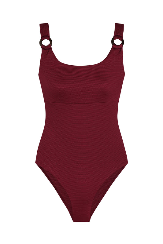 Stella Coco One-Piece Swimsuit In Dusk Waffle By Alicia Swim