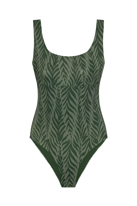 Stella One-Piece Swimsuit In Tropic Waves By Alicia Swim